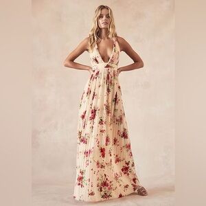Lovers & Friends DEACON GOWN in floral